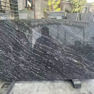 NightSnowWave-Tossed granit hitam dengan tekstur putih menyerupai gelombang gosok pasir diselipkan seperti salju di malam gelap - Product Image 1