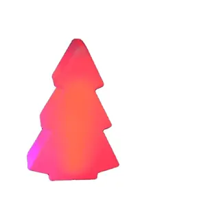 HOT Holiday Plastic Christmas Tree Design Decoración blanca transparente árbol led