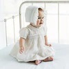 Robes pour filles Boutique Carriage, manches courtes, longueur genou, robe smockée pour bébé fille avec <span class=keywords><strong>col</strong></span> Peter Pan - Product Image 2