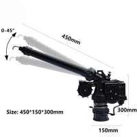 Nouveau canon d'arrosage long et puissant de 1,5 pouce pour système d'irrigation des terres agricoles