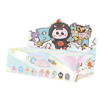Heyme DinoBoo Dinosaure Bébé Boîte Mystère Mignonne Peluche Vinyle Doux Porte-clés Figurine de Collection Boîte Surprise Tendance Jouet Artistique Cadeau pour les Fans