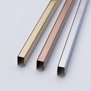 Niuyuan trang trí thép không gỉ kim loại hồ sơ gương Màu Vàng Gạch <span class=keywords><strong>TRIM</strong></span> - Product Image 2