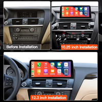 Système Linux Écran tactile 8,8 pouces Affichage stéréo pour BMW X3 X4 F25 F26 CIC NBT CarPlay sans fil Android Auto Lecteurs de voiture BT