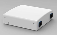 Caja de Terminación de Fibra Óptica para Red FTTH Eomkey EK0601-2C, 2 Puertos, Adaptador SC/LC, Compacta para Interiores