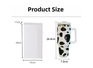H12 Đôi Tường Thép Không Gỉ Chân Không Cách Điện Skinny Bò In Rhinestone Bling Cốc 40Oz Cốc Cốc Nước Cà Phê Du Lịch Ly - Product Image 3