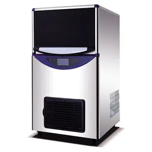 50kg/24h free standing Cube Ice Machines Crescent Making Maker Cube ice Maker per bar