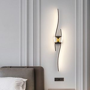 クリエイティブな絶妙な鹿のパターンモダンな北欧のリビングルームの背景ウォールランプモダンなベッドルームベッドサイドLEDウォールライト - Product Image 3