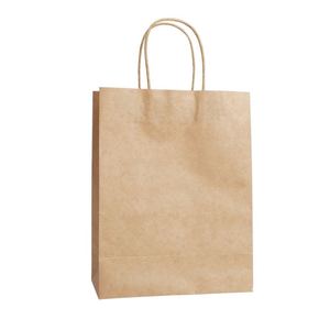 Bolsa de Papel Kraft Clásica KM de 29.5*20*33cm con Asa para Compras, Impresión Digital para Promociones - Product Image 3