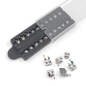 Bretelle dentali per denti ortodontico staffe metalliche MIM Monoblock Roth MBT 022 018 ganci 345 odontoiatria accessori - Product Image 3