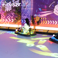 Jeux d'attractions VART Parc d'attractions Jeu immersif Karting Projecteur Ar Electrico Drift Go Kart Simulator