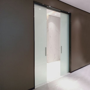 Porte de poche <span class=keywords><strong>coulissante</strong></span> sans cadre en verre givré, pour intérieur de maison, deux portes de poche, 12mm, sécurisé, 8 — 12mm - Product Image 3