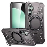 Coque de téléphone pour Samsung Galaxy A15 A14 A24 A54 5G, antichoc, TPU PC magnétique, intelligente avec béquille 360°
