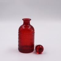 De luxe En Gros 150ML Peinture À La Main Réel Or Carafe En Verre Bouteille