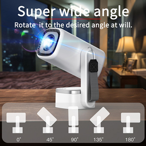 Projecteur domestique le plus vendu 5000 ANSI Lumens Wi-Fi double bande Android 14 Portable avec sangle de poignet Correction trapézoïdale automatique Cinéma maison - Product Image 2