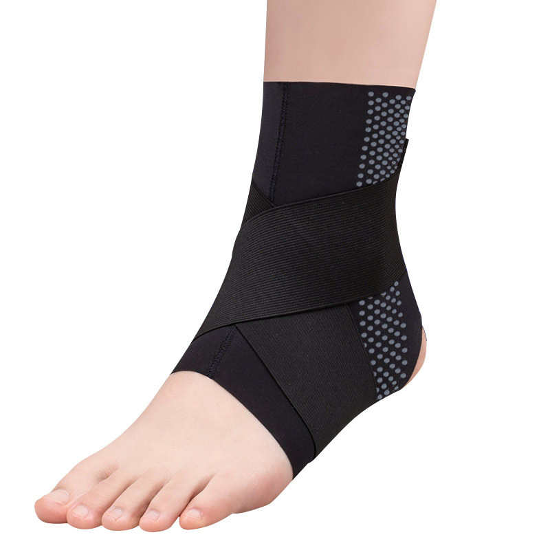 फैक्टरी लोगो खेल आर्थोपेडिक पैर पट्टी बढ़ाने संभालो Neoprene संपीड़न समायोज्य टखने समर्थन