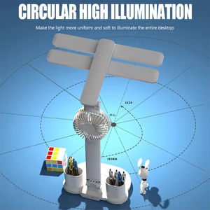 Lámpara de Escritorio Flexible con Protección Ocular, Recargable, Ajustable, Lámpara de Mesa para Estudio, Lectura, Luz Nocturna LED, Control Táctil, Multifunción - Product Image 3