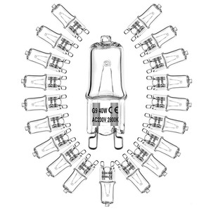 <span class=keywords><strong>Ampoule</strong></span> halogène <span class=keywords><strong>G9</strong></span> de haute qualité 20W 25W <span class=keywords><strong>40W</strong></span> <span class=keywords><strong>pour</strong></span> appareil de <span class=keywords><strong>four</strong></span>, application de lumière parfaite - Product Image 4