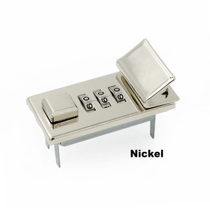 Ajf Chất Lượng Cao Của Phụ Nữ Vali Nhật Ký Máy Tính Xách Tay An Ninh Khóa 3-Chữ Số Mã Kỹ Thuật Số Kẽm Hợp Kim Mạ Túi Khóa - Product Image 3