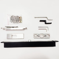 D-1066 Moderne Sans Excavation 45 #   Charnières de sol en acier hors axe à fermeture assistée, amortisseur hydraulique à vitesse réglable pour porte pivotante en profilé bois