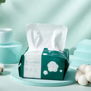 Hot Sell 100 PCS 50 GSM Nass-und Trocken-Einweg-Baumwoll-Gesichts tuch Pure Cotton Face Towel Tissu Paper