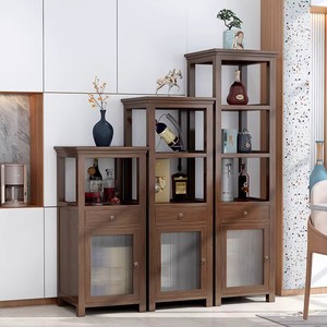 Living room sofa side <b>cabinet</b>, <b>small</b> coffee table, corner <b>cabinet</b>, <b>small</b> square table, non-solid wood low <b>cabinet</b>, narrow - Product Image 3