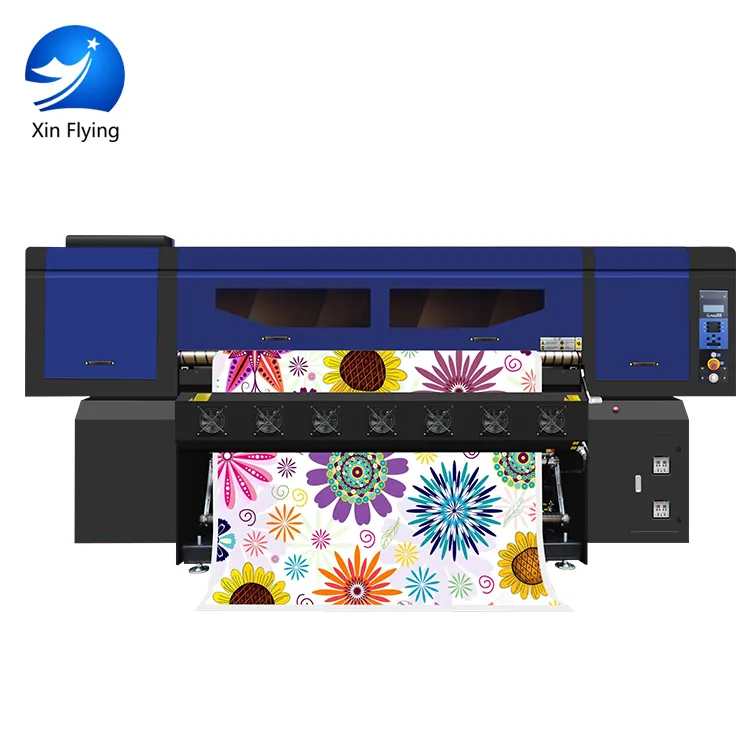 guangzhou XinFlying 1.3m/1.6m/1.8m/1.9m hoson 8 Heads inkjet large format I3200 Dye Sublimation Textile polyester fabric printer