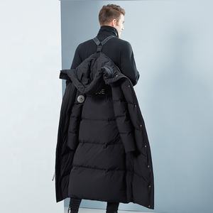 TANBOER degli uomini down jacket piume d'anatra bianca verso il basso <span class=keywords><strong>cappotto</strong></span> di inverno giacca <span class=keywords><strong>con</strong></span> cappuccio puffer giacca <span class=keywords><strong>collo</strong></span> di <span class=keywords><strong>pelliccia</strong></span> di sesso maschile lungo giù cappotti TA18795 - Product Image 3