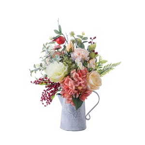 Bouquet de fleurs artificielles Dream Awakening, hortensia en tissu tissé plastique, décoration intérieure, accessoires de photographie CF01482 - Product Image 5