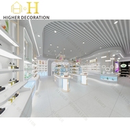 Vitrine de présentation de cosmétiques personnalisée, présentoir de maquillage, mobilier cosmétique pour la présentation de cosmétiques