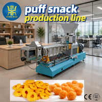 Machine automatique électrique pour la fabrication de serpentins de maïs soufflé, en acier inoxydable, pour la production de chips soufflées et de snacks extrudés