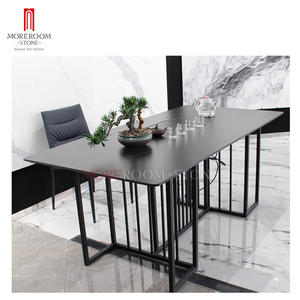 โต๊ะน้ำชากังฟูกังฟูของจีน,โต๊ะกระเบื้องพอร์ซเลนรูปแบบสี่เหลี่ยมโลหะขนาดใหญ่ - Product Image 1