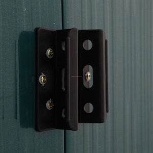 Abri de jardin multifonctionnel en acier pour l'extérieur, résistant à l'eau, pour outils de ferme et mobilier de patio - Product Image 6