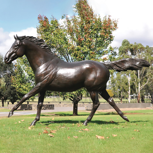 Statue équestre de chevalier grandeur nature fabriquée en usine personnalisée Sculpture en métal en <span class=keywords><strong>bronze</strong></span> <span class=keywords><strong>ou</strong></span> en <span class=keywords><strong>laiton</strong></span> antique - Product Image 2