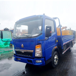 HOWO sinotruk 5ton รถบรรทุกน้ำมันดีเซล6ล้อขนาดเล็ก4x4พวงมาลัยขวารั้วที่นั่งแถวเดียว - Product Image 4