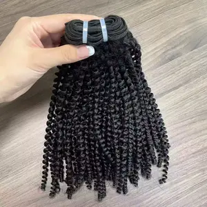 Raw Unprocessed Virgin Cambodian Human Hair Bundle 12A 15A Cuticle Aligned Double Drawn No Tangles Shedding Deep Wave Style