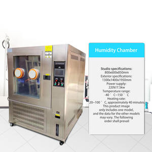 Laboratuvar Sıcaklığı Özelleştirilebilir Programlanabilir Sıcaklık ve Nem Test Kabini Test Cihazı Eldivenli - Product Image 4
