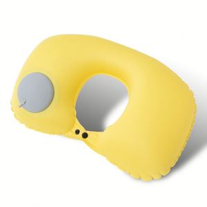Custom Inflatable U-Shaped Automatic Inflation Portable Travel Neck <b>Pillow</b> for Airplane and Outdoor - Product Image 3