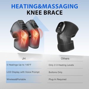 Triple Use Rechargeable Knee <b>Massager</b> with <b>Vibration</b> Hot Compress Treats Dampness Coldness Soreness in Shoulder Knee Elbow - Product Image 3