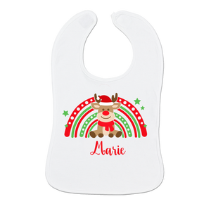 Bavaglino per neonati personalizzato con nome - Buon Natale - Product Image 1