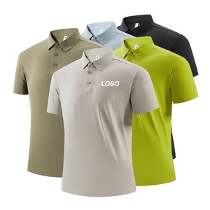 Benutzer definierte einfarbige Golf <span class=keywords><strong>Polo</strong></span> T-Shirt Design Hochwertige Slim Fit Custom Logo Kurzarm Herren Pullover mit Knopf - Product Image 3