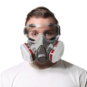 Máscara de Gas de Silicona 6200 para Pintura con Aerosol, Formaldehído, Pesticidas, Gases Químicos, Máscara Protectora Facial Completa contra Tóxicos y Venenos - Product Image 2