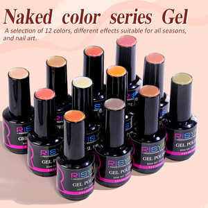 Profession elle Nude Gel <span class=keywords><strong>Polish</strong></span> Collection - 12 natürliche Farben Nail Art Gel für die französische Maniküre - Product Image 4