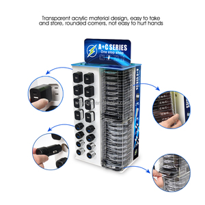 Wandladegerät-Adapter USB-Kabel Displayregal Drehbares Mobiltelefon-Zubehör Ausstellungsständer für Einzelhandelsgeschäfte - Product Image 2