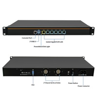 1U 机架式服务器无风扇迷你电脑 N5105 四核 6LAN 网口 Celern ESXI AES-NI POEPfsense 防火墙路由器网络系统电脑