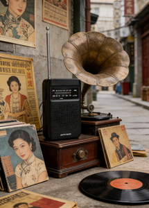 Retro Tarzı Taşınabilir AM FM Radyo Günlük Kullanım için Teleskopik Antenli Mini El Tipi Radyo - Product Image 6