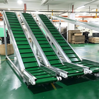 Convoyeur à bande incliné de type Z, portable, à trémie, multi-usages pour la transformation alimentaire, hauteur et angle réglables, faible coût, fabriqué en Chine (CE)