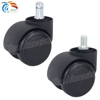 Roulettes de meubles en silicone de 40/50mm youxin cce, roulettes pivotantes de remplacement de 2 pouces
