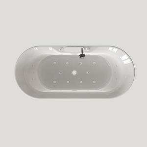 Forma ovalada Acrílico Independiente Rayas Encaje <span class=keywords><strong>hidromasaje</strong></span> Spa Masaje Bañera Baño Burbuja Masaje Bañera - Product Image 4