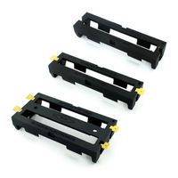 Boîtier de support de batterie CR123A CR2 3A, module de batterie externe DIY, montage sur carte PCB, noir JIATEL