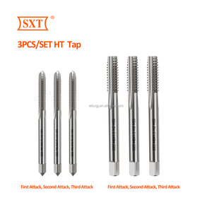 Juego <span class=keywords><strong>de</strong></span> 3 Machos <span class=keywords><strong>de</strong></span> Roscar HSS 6542, Macho Recto <span class=keywords><strong>de</strong></span> Rosca Métrica para Roscado <span class=keywords><strong>de</strong></span> <span class=keywords><strong>Primera</strong></span>, Segunda y Tercera Ataque, M30-M48 - Product Image 1